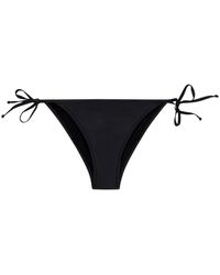 DIESEL - Slip bikini in nylon con maxi logo - Lyst