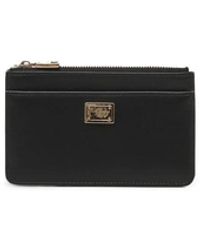 Dolce & Gabbana - Accessoires ,Zwart ,Leer Portefeuilles & Kaarthouders - Lyst