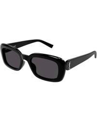 Saint Laurent - Sl M130 001 Zonnebrillen - Lyst