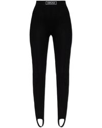 Versace - Legging Met 90S Vintage Logo - Lyst