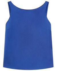 Maliparmi - Top E Canotte Poliestere - Lyst
