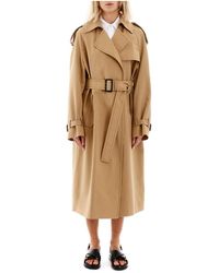 Marni Oversized Trench Coat - Naturel