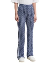 Lacoste - Flared Monogram Sweatpants - Lyst