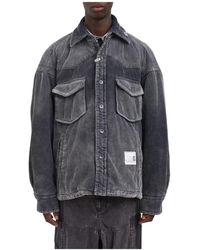Maison Mihara Yasuhiro - Denim Jackets - Lyst
