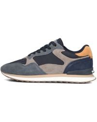 HOFF - Blaue Wildleder Low Top Sneakers - Lyst