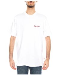 Dickies - Tops ,Wit ,Katoen Wellsville Ss Tee - Lyst