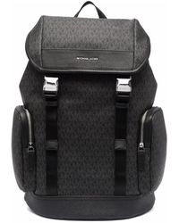 Michael Kors - Schwarzer casual-rucksack mit logo - Lyst