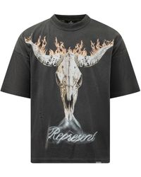 Represent - Tops ,Zwart ,Katoen British Cowboys T-Shirt - Lyst