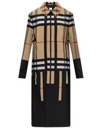 Burberry - Geruite Jas - Lyst
