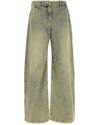 Entire studios - Jeans ,Blauw ,Denim Wijde Denim Jeans - Lyst