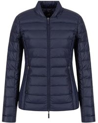 ARMANI EXCHANGE - Jassen ,Blauw ,Blauwe Buitenkleding Jas Aw 23 - Lyst