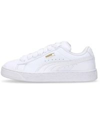 PUMA - Schoenen ,Wit ,Leer Suede Lage Schoen Wit Damp Grijs - Lyst