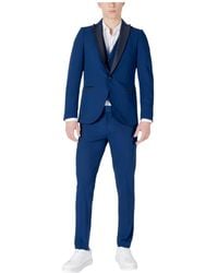 MULISH - V-Ausschnitt-Revers-Anzug Mit Taschen - Lyst
