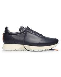 Barracuda - Schoenen ,Blauw ,Leer Blauwe Rocket Sneaker Met Gerecyclede Rubberen Zool - Lyst