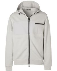 Herno - Hoodie Met Ritssluiting Voor - Lyst