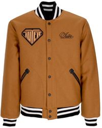 Iuter - Jassen ,Bruin ,Wol Varsity Wol College Jack - Lyst