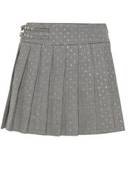 Philipp Plein - Eleganter Schwarzer Rock Mit Spitzen-Detail - Lyst