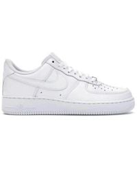 Nike - Sneakers in pelle bianca air force 1 '07 - Lyst