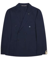 AT.P.CO - Svevo Double-Breasted Jersey Jacket - Lyst