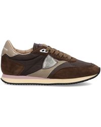 Philippe Model - Schoenen ,Bruin ,Katoen Blville Low Running Sneaker - Lyst