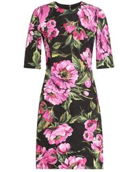 Dolce & Gabbana - Short Dresses - Lyst