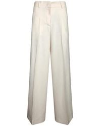 MSGM - Wide Trousers - Lyst