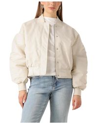 My Essential Wardrobe - Jassen ,Wit ,Korte Bomberjack - Lyst
