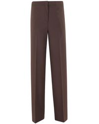 Semicouture - Straight Trousers - Lyst