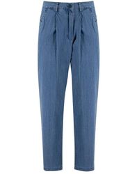 Aspesi - Slim-Fit Trousers - Lyst