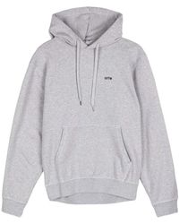 Arte' - Hoodies & Sweatvesten ,Grijs ,Katoen Back Poster Hoodie - Lyst