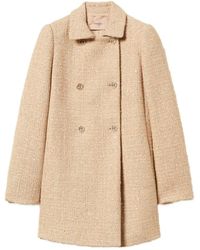 Twinset - Jassen ,Bruin Stijlvolle Jas Voor Vrouwen - Lyst