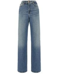 7 For All Mankind - Jeans ,Blauw ,Denim Klassieke Denim Jeans Voor Dagelijks Gebruik - Lyst