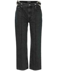 JW Anderson - Cropped-Jeans - Lyst