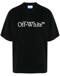Off-White c/o Virgil Abloh - Big Bookish T-Shirt Cotton Tshirt - Lyst