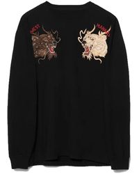 Maharishi - Duality Bering Bears Embroidered Tee - Lyst