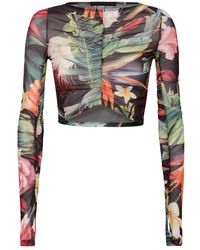 Philipp Plein - Ls Top Flowers - Lyst