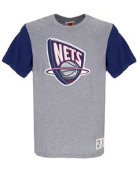 Mitchell & Ness - Tops ,Grijs ,Nba Color Blocked Tee - Lyst