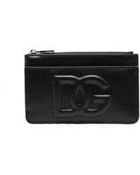 Dolce & Gabbana - Zip -portemonnee Met Dg -logo - Lyst
