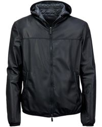 Gimo's - Jassen ,Grijs ,Leather Jassen - Lyst