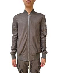 Rick Owens - Jassen ,Bruin ,Katoen Classic Flight Jacket - Lyst