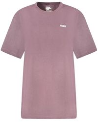 Vans - Tops ,Paars ,Katoen Paarse Katoenen Tops & T-Shirt - Lyst
