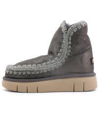 Mou - Schoenen ,Grijs ,Wol Eskimo 18 Bounce Boot - Lyst
