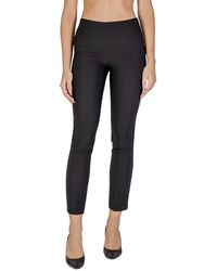 Sandro Ferrone - Schwarze Polyester Jeans & Hose - Lyst