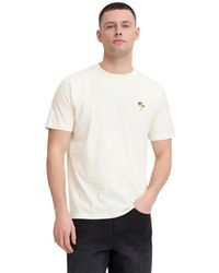 Blend - Tops ,Wit ,T-Shirt Ricamata - Lyst
