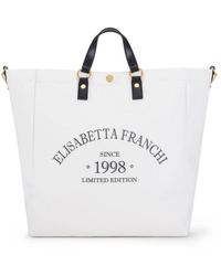 Elisabetta Franchi - Tote Bags - Lyst