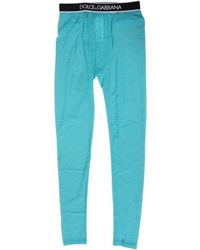 Dolce & Gabbana - Logo Afdruk Slim Fit Broek - Lyst
