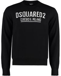 DSquared² - Virgin Wool Rundhals-Pullover - Lyst