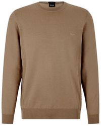 BOSS - Regular fit wollpullover - Lyst