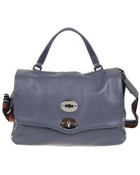 Zanellato - Schwarze leder umhängetasche twist lock,schwarze leder-schultertasche twist lock - Lyst