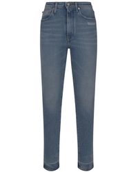 Off-White c/o Virgil Abloh Skinny Jeans - - Dames - Blauw
